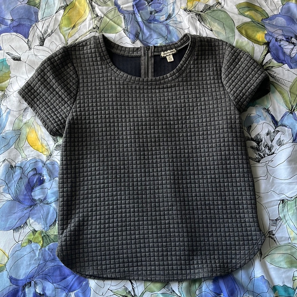 Quilted cropped top, women’s medium